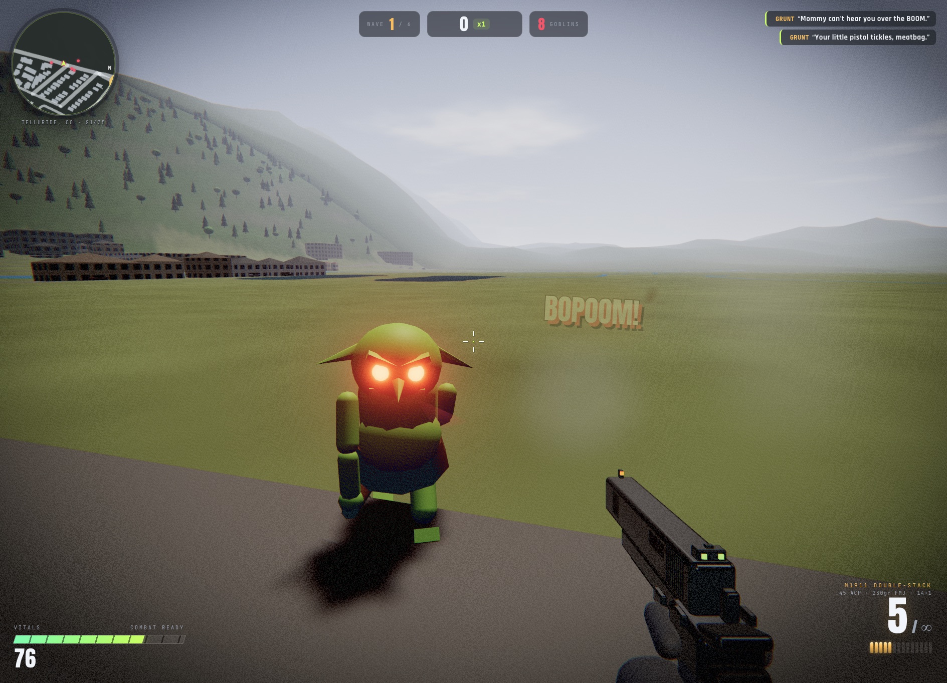 KRAWK gameplay in Telluride, Colorado